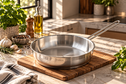 ASTER STAINLESS STEEL | FRYING PAN