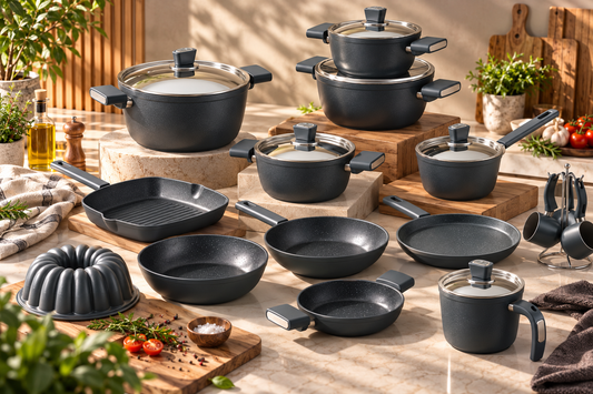 BIO GRANITE 23-PIECE COOKWARE SET