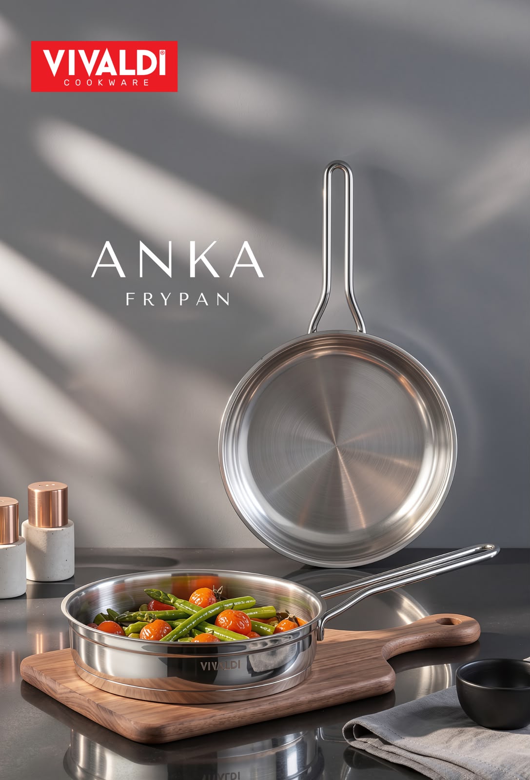 ROSSO STAINLESS STEEL | FRYING PAN