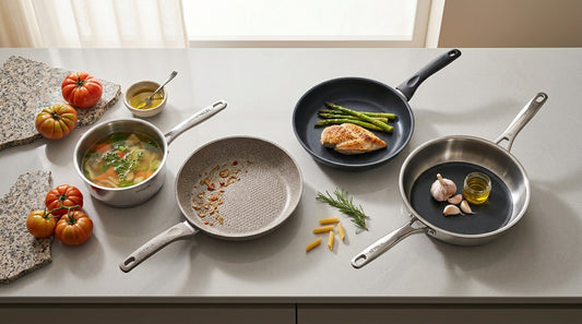 Cookware Materials Explained: Stainless Steel, Granite, Non-Stick & Hybrid