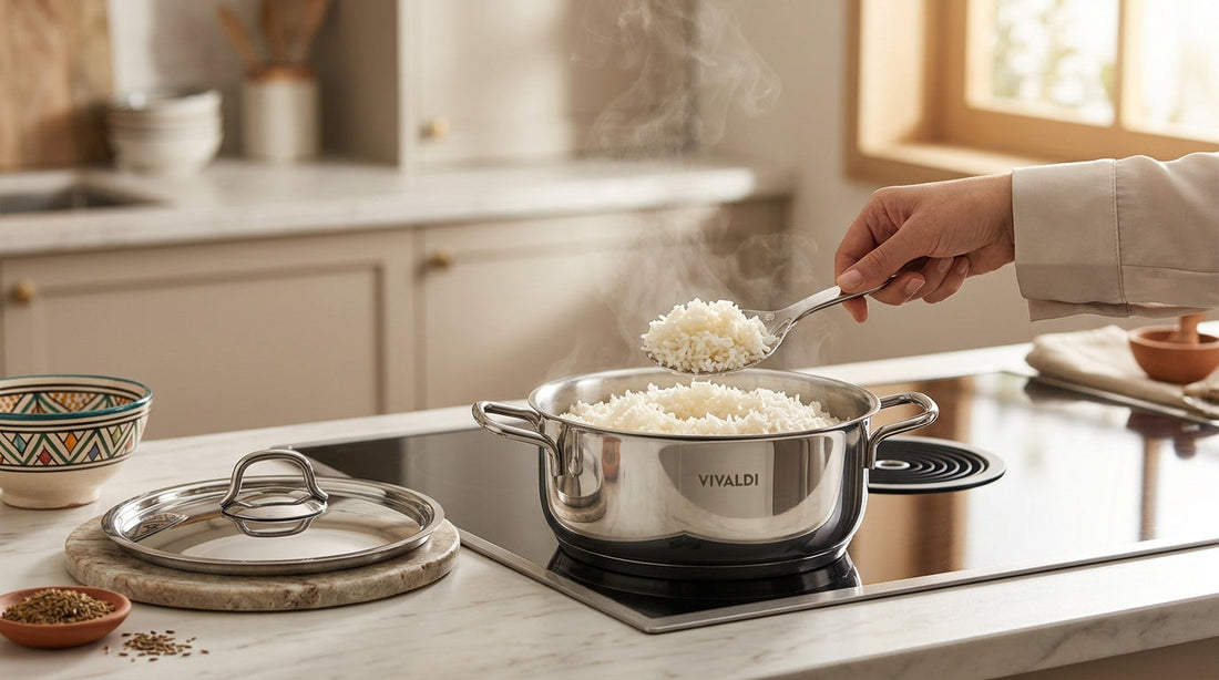 How to Cook Rice in Stainless Steel Cookware Without Sticking
