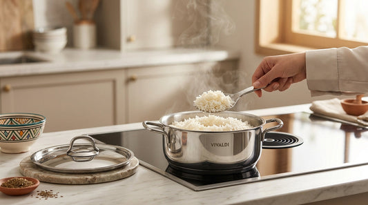 How to Cook Rice in Stainless Steel Cookware Without Sticking