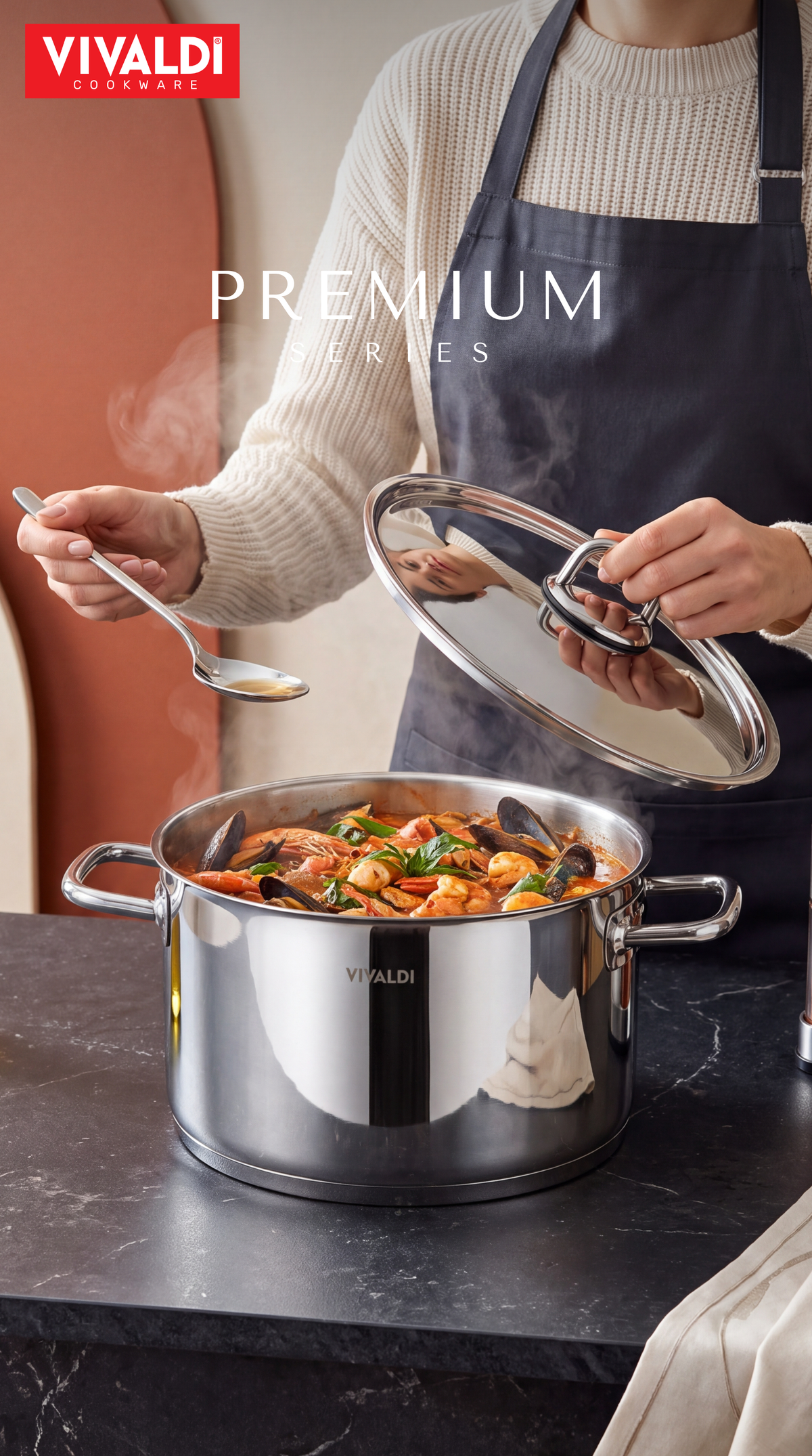 PREMIUM 11-PIECE STAINLESS STEEL COOKWARE SET