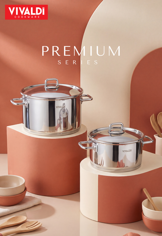 PREMIUM 11-PIECE STAINLESS STEEL COOKWARE SET