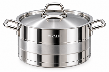 ELEGANCE 13-PIECE STAINLESS STEEL COOKWARE SET - COPPER HANDELS