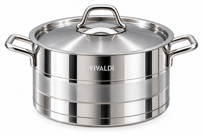 ELEGANCE 13-PIECE STAINLESS STEEL COOKWARE SET - COPPER HANDELS