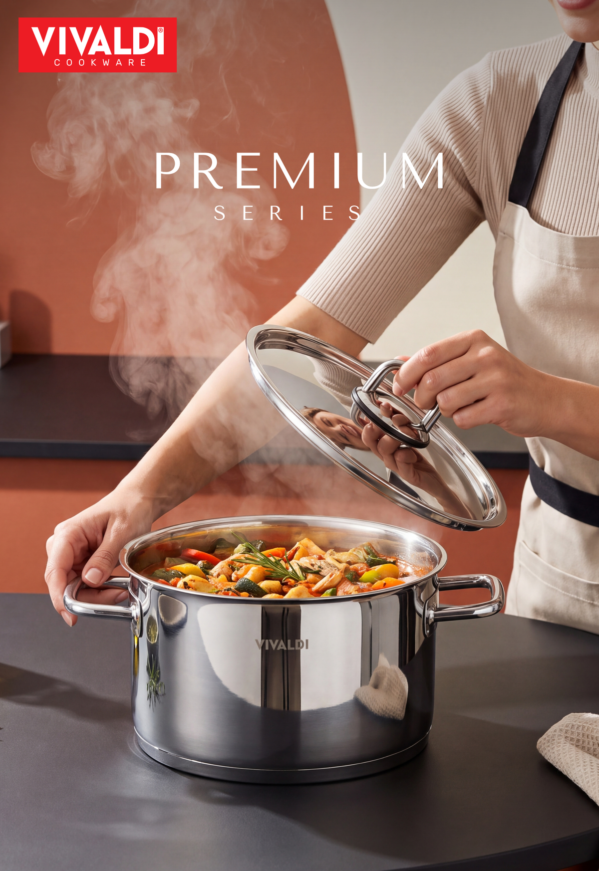 PREMIUM 11-PIECE STAINLESS STEEL COOKWARE SET