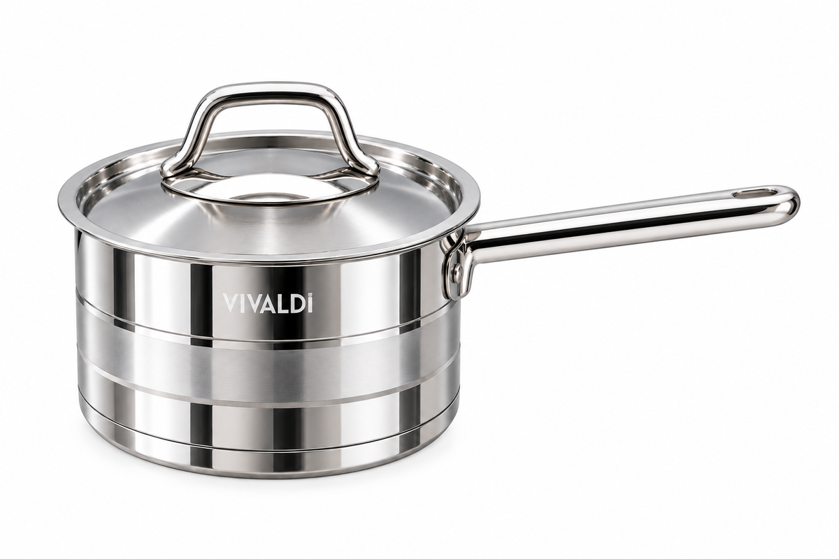 ELEGANCE 13-PIECE STAINLESS STEEL COOKWARE SET - COPPER HANDELS