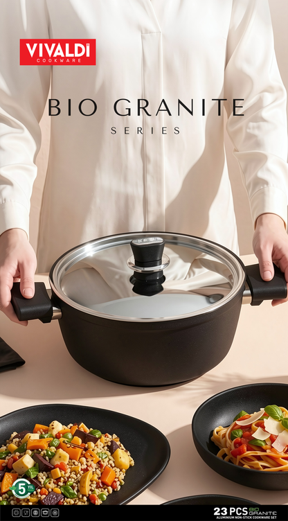 BIO TITANIUM 23-PIECE COOKWARE SET