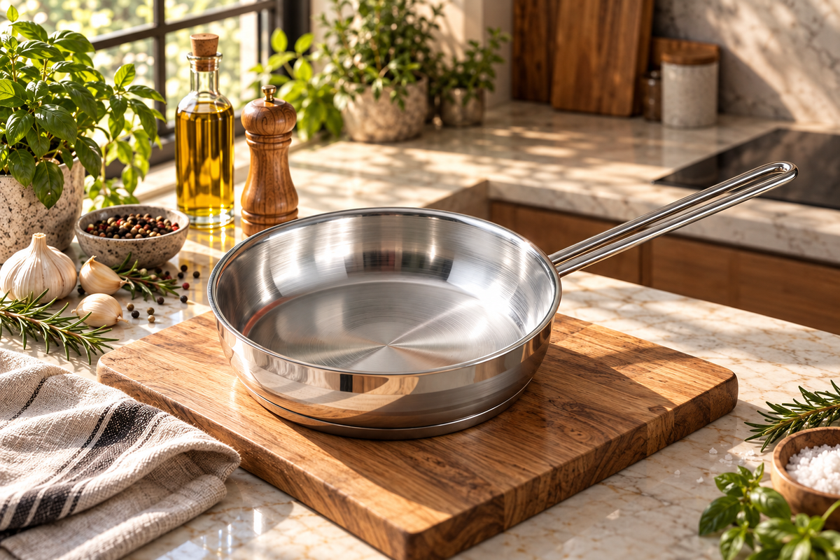 ASTER STAINLESS STEEL | FRYING PAN