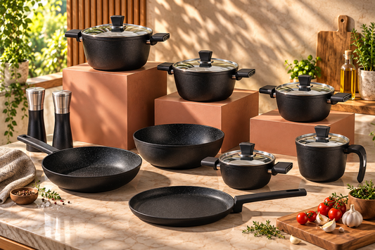 BIO GRANITE 13-PIECE COOKWARE SET