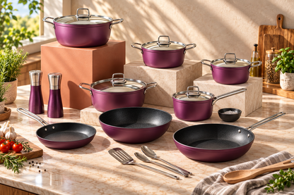 BIO GRANITE 13-PIECE COOKWARE SET