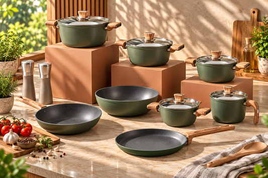 BIO GRANITE 13-PIECE COOKWARE SET