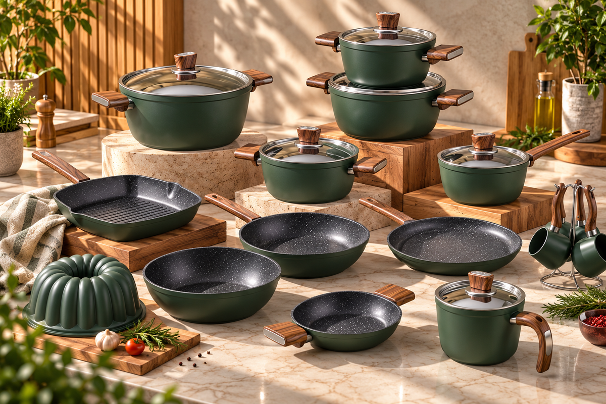 BIO GRANITE 23-PIECE COOKWARE SET