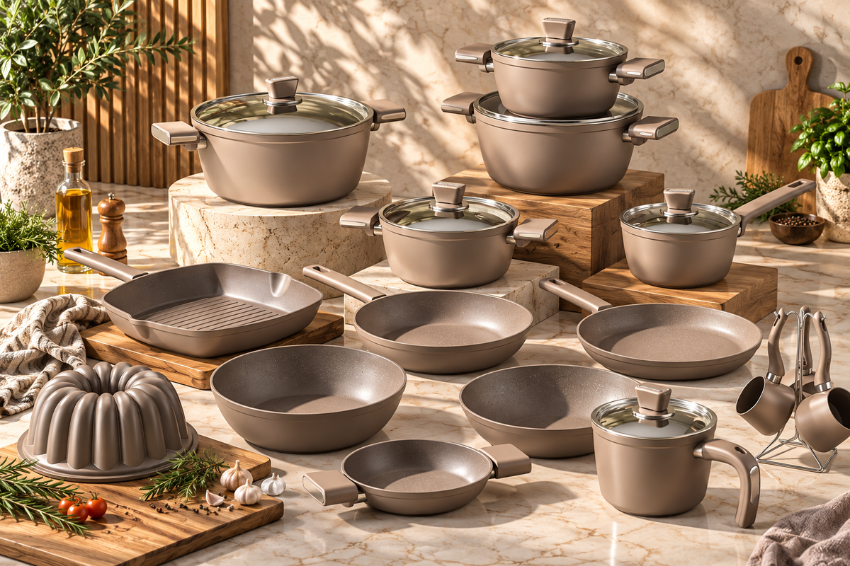 BIO GRANITE 23-PIECE COOKWARE SET