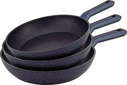 ECO 3-PIECE GRANITE FRYING PAN SET