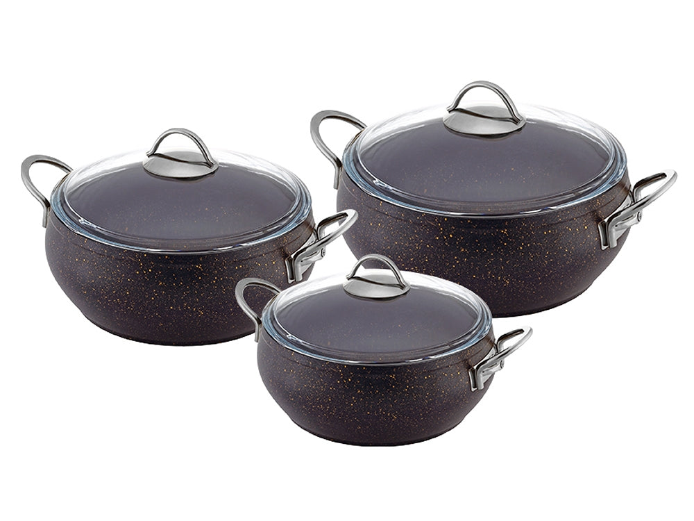 ECO MINI 6-PIECE GRANITE COOKWARE SET