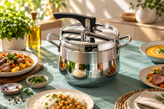 ORKIDE 13-LITER STAINLESS STEEL PRESSURE COOKER