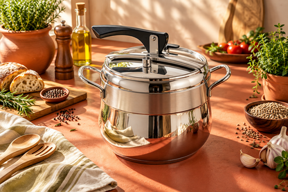 ORKIDE 13-LITER STAINLESS STEEL PRESSURE COOKER