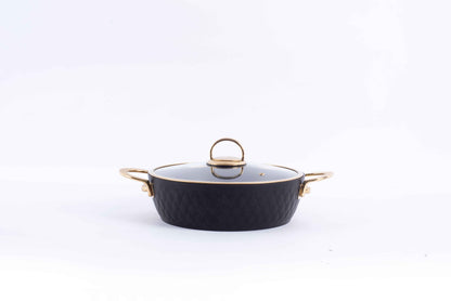 LIDYA DIAMOND 9-PIECE GRANITE COOKWARE SET