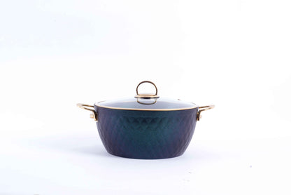 LIDYA GOLD 9-PIECE GRANITE COOKWARE SET