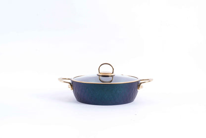 LIDYA GOLD 9-PIECE GRANITE COOKWARE SET