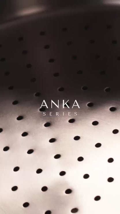 ANKA 22-PIECE STAINLESS STEEL COOKWARE SET - GOLD HANDLES